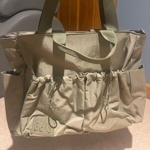 Beis Olive Green Sport Tote Bag